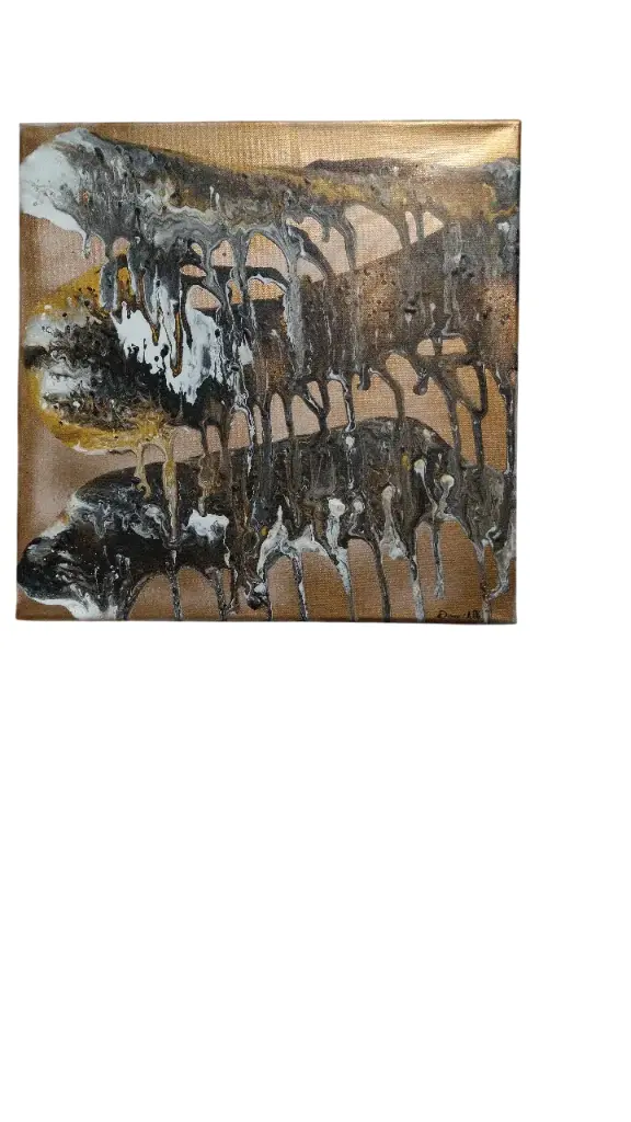 Toile coton 40x40 - Gold and Art