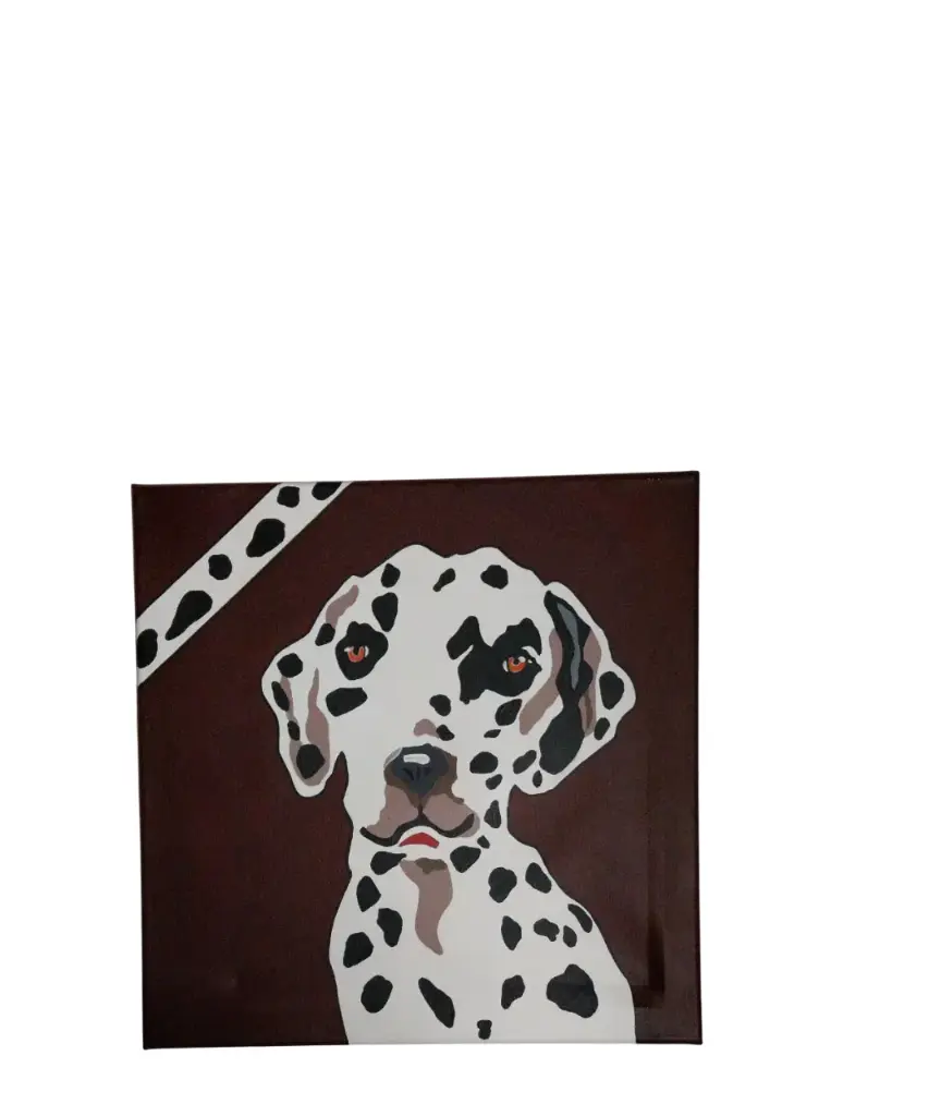 Toile coton 40x40 - Le dalmatien