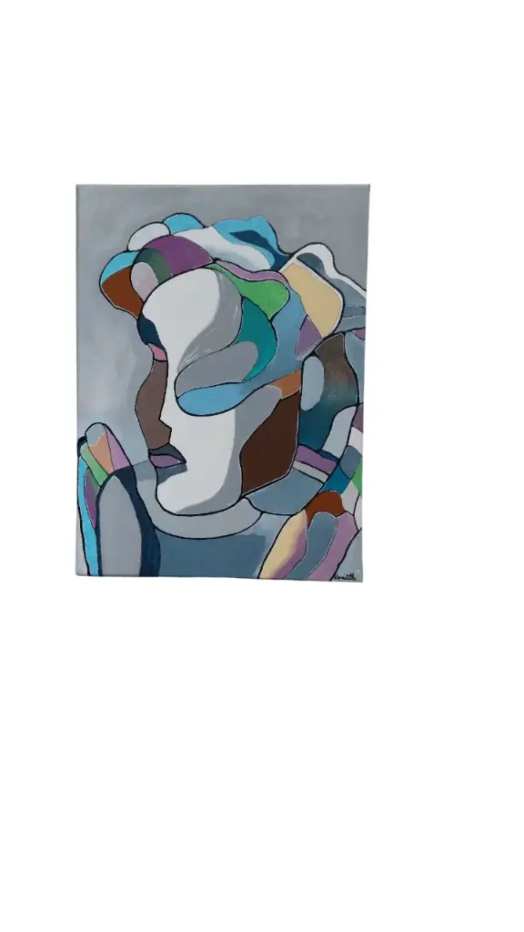 Toile coton 30x40 - Ecervelé 