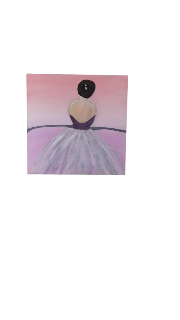 Entoilé 30x30 - La ballerine