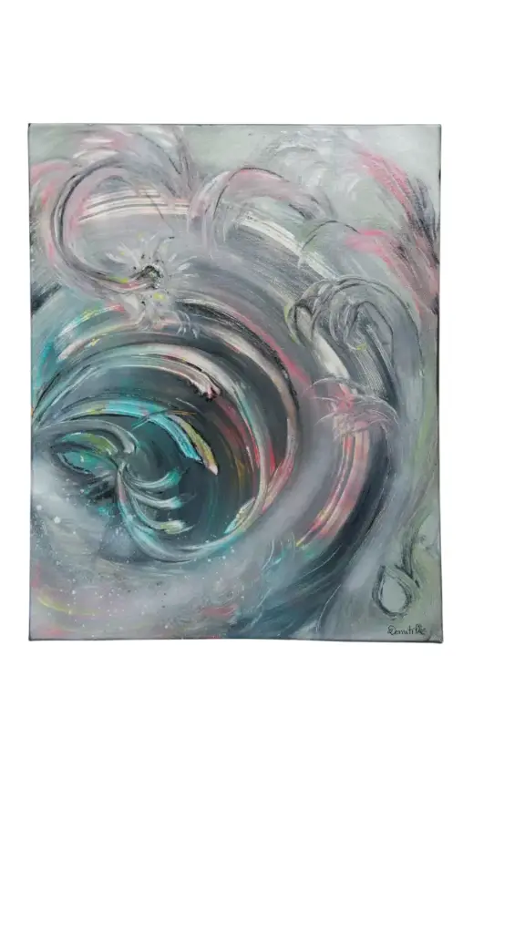 Toile coton 40x50 - Au cœur du cyclone 