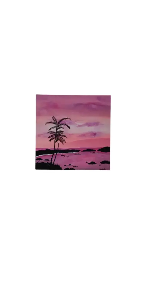 Entoilé 30x30 - Paradisiaque 