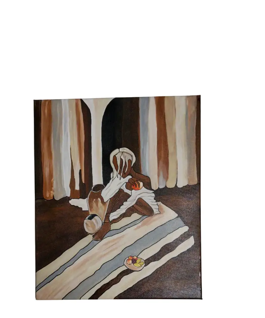 Toile coton 38x46 - Le rituel