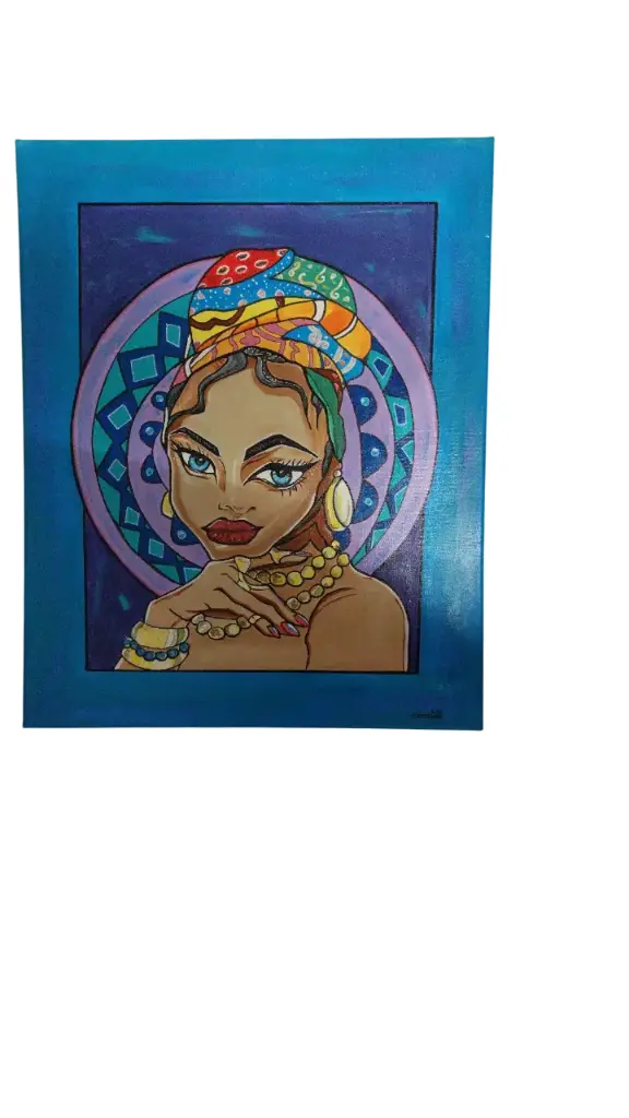Toile coton 40x50 - La Bohémienne 