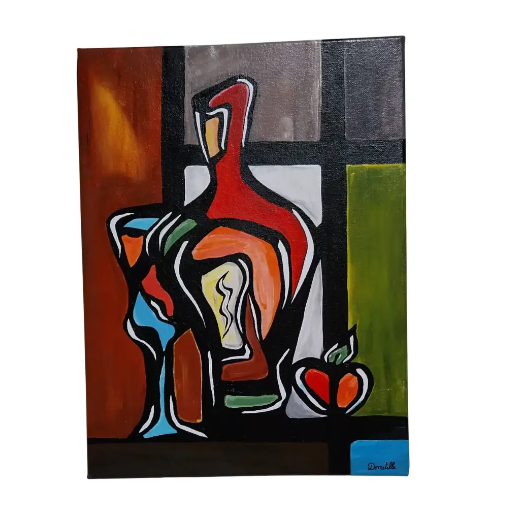 Toile coton 30x40 - La carafe
