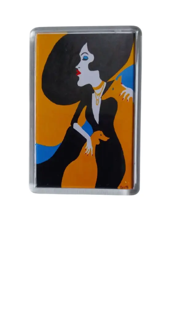 Magnet 5.1x7.7 - La dame aux cheins