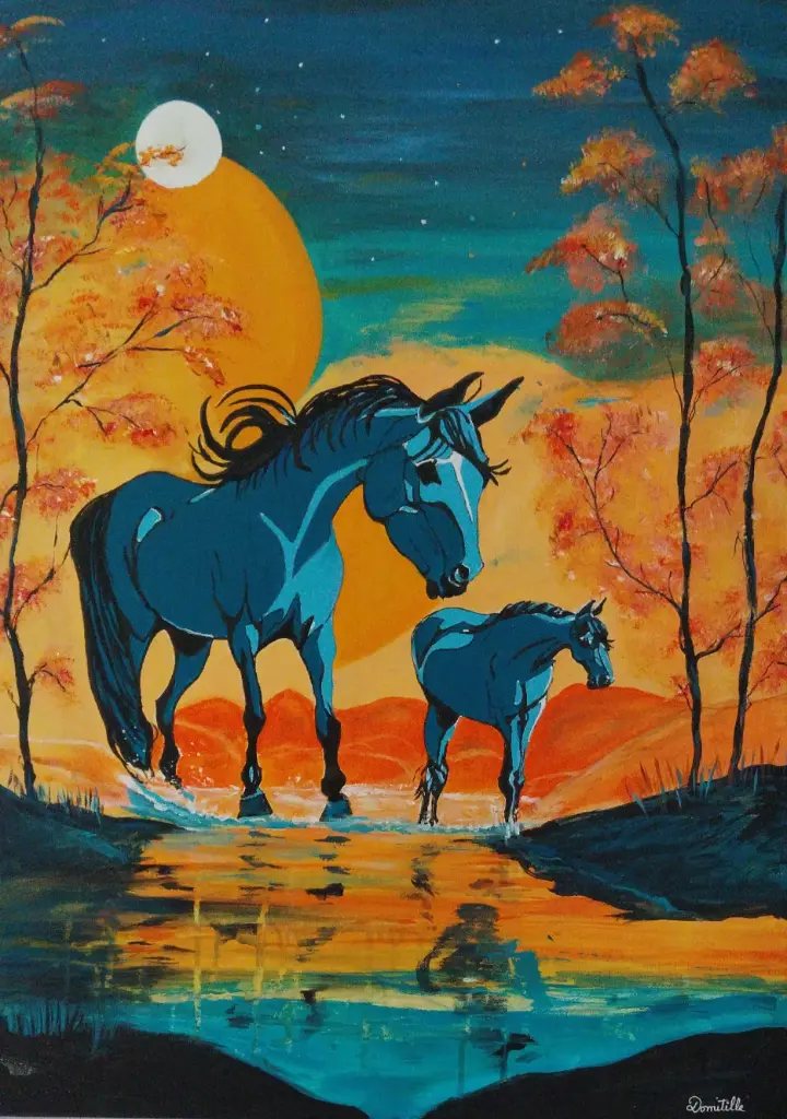 Toile coton 50x70 - Instant figé