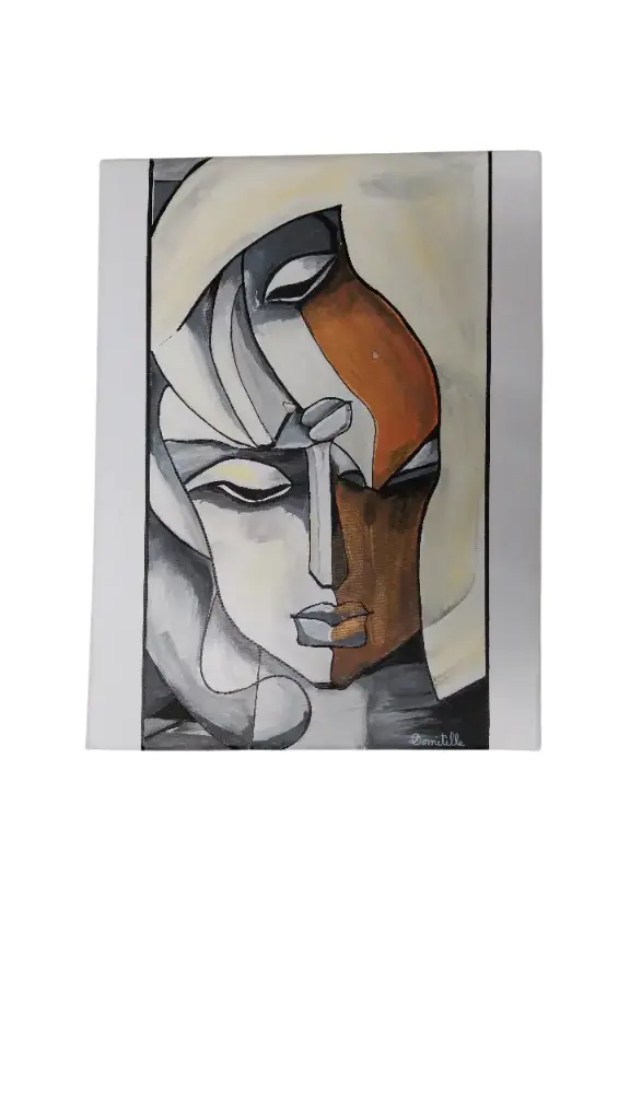 Toile coton 30x40 - Fusion