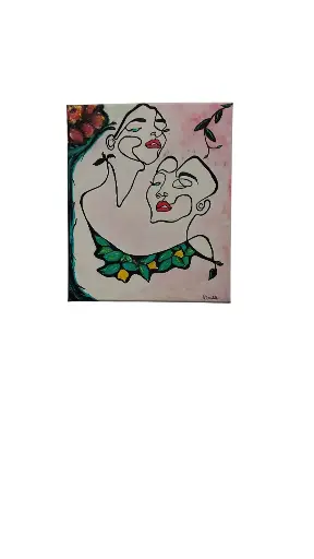 Toile coton 25x30 - L'équation