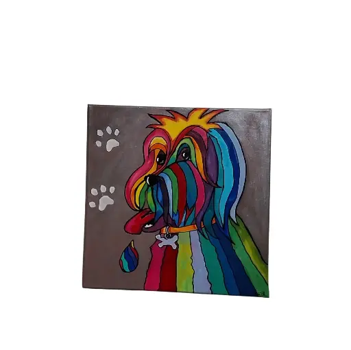 Toile coton 40x40 - Pif