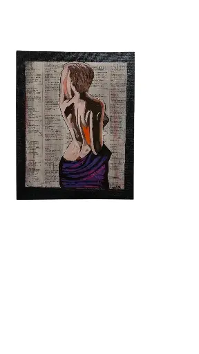 Toile coton 24x30 - Journal d'une femme