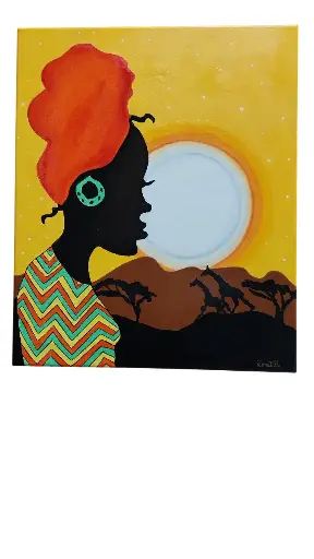 Toile coton 38x46 - African World