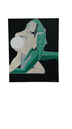 Toile coton 40x50 - Mythologie