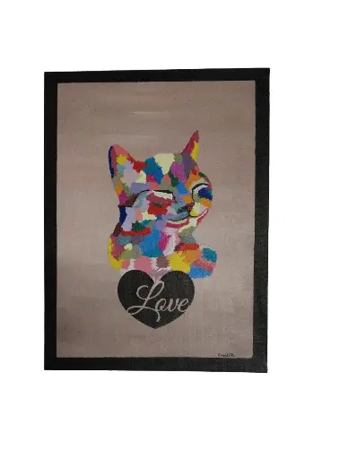 Entoilé 30x40 - Chat Love You