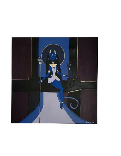 Toile coton 40x40 - La Pharaonne