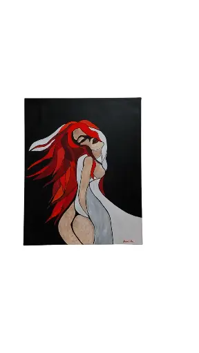 Toile coton 40x50 - Sensualité