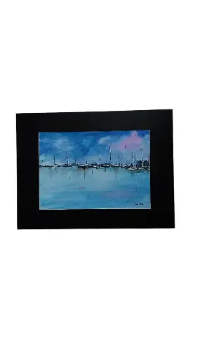 Aquarelle 30x40 - Le port 