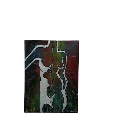 Toile coton 30x40 - Le buste