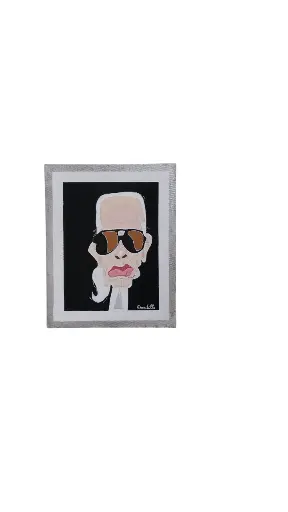 Entoilé 24x30 - Karl Lagerfeld