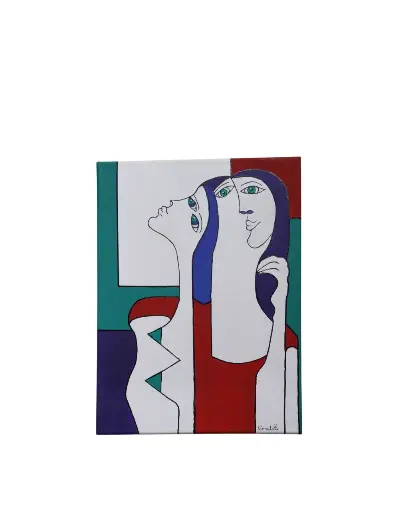 Toile coton 30x40 - Mimétisme