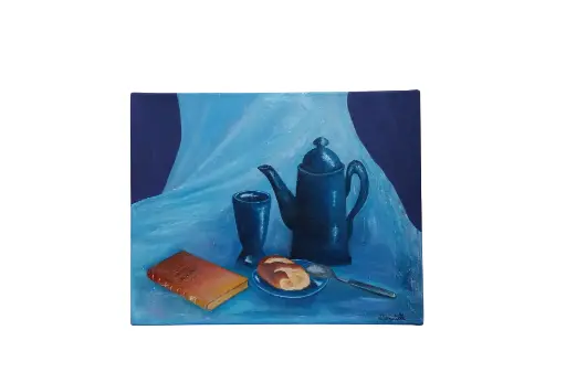 Toile coton 33x41 - Le petit déjeuné 