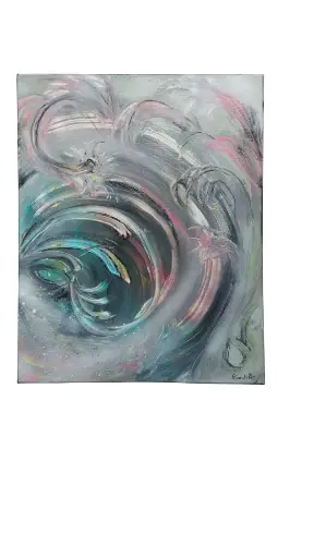 Toile coton 40x50 - Au cœur du cyclone 