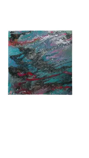 Toile coton 40x40 - Abstrait 