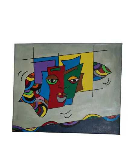 Toile coton 38x46 - Carnavalesque