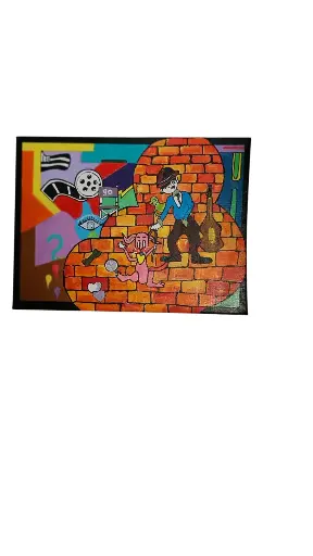 Toile coton 30x40 - Bric à Brac