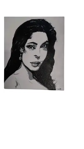 Toile coton 38x46 - Inconnue 