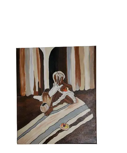 Toile coton 38x46 - Le rituel