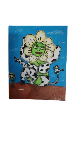Entoilé 24x30 - Vachement belle 
