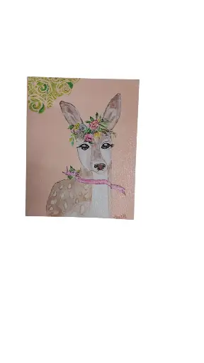 Entoilé 24x30 - Bichette