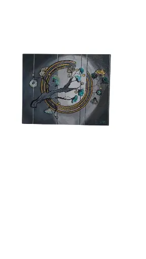 Entoilé 24x30 - Pleine Lune
