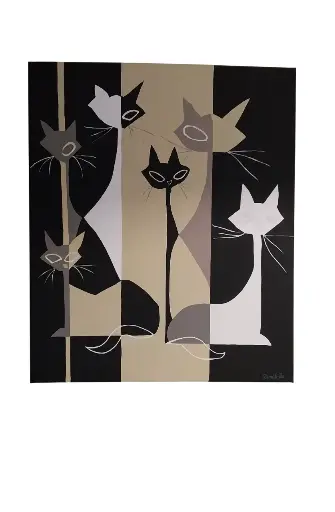 Toile coton 46x55 - La portée