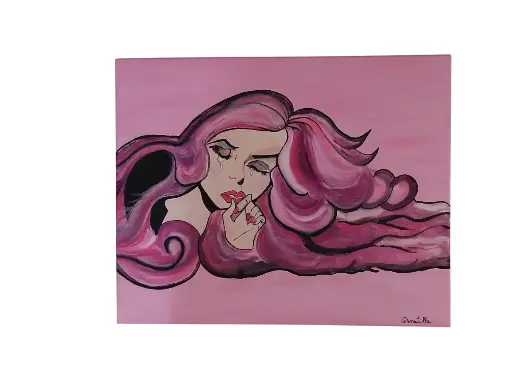 Toile coton 40x50 - Le chagrin