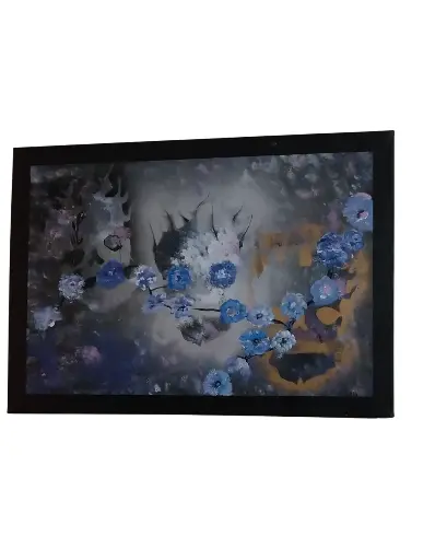 Toile coton 50x70 - Darkness