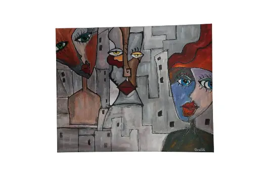 Toile coton 40x50 - Art de rue