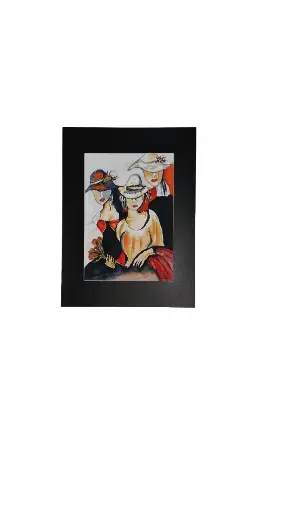 Aquarelle 30x40 - Les frangines