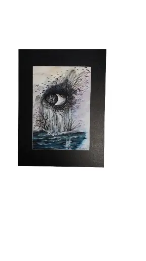 Aquarelle 30x40 - Pleurer des rivières