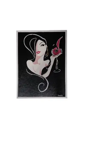 Toile coton 30x40 - La Bordelaise
