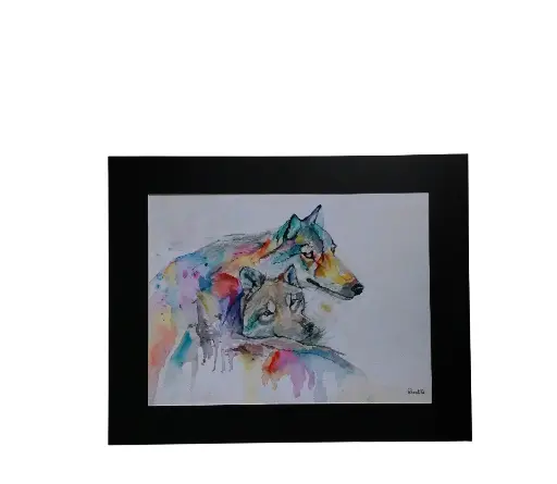 Aquarelle 40x50 - La louve