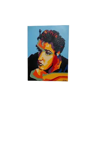 Toile coton 30x40 - The King